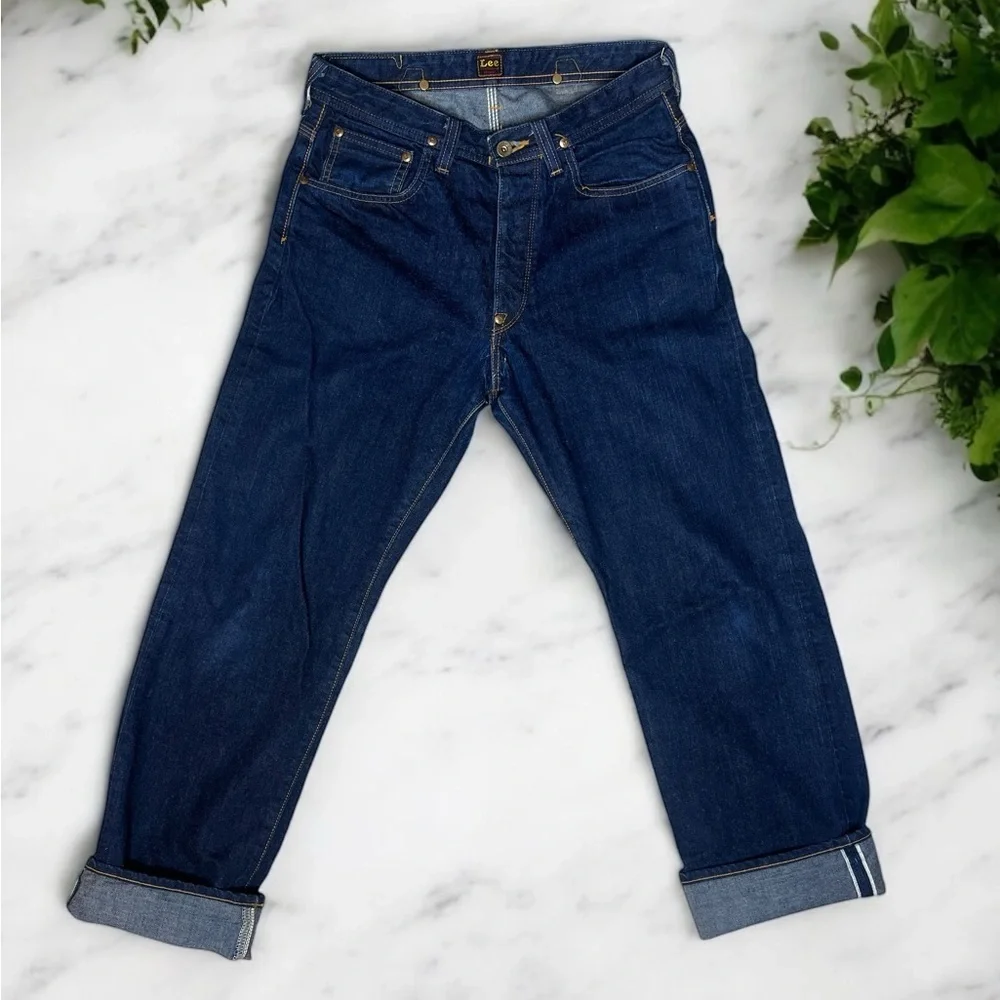 Lee 1101 1930s Reproduction Selvedge Jeans 30x33 Made in Japan Hair-On-Hide